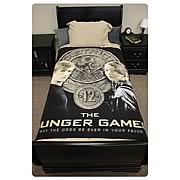 Hunger Games Movie Katniss and Peeta Polar Fleece Bed Throw
